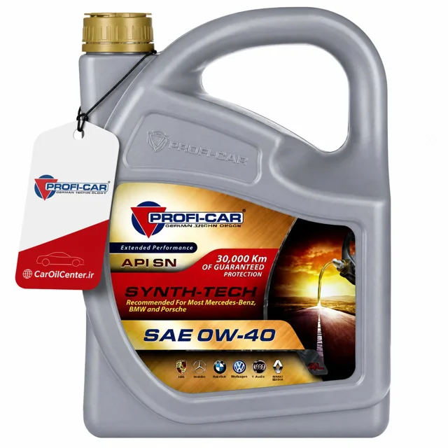 روغن موتور پروفيكار مدل 0W-40 SN حجم 5 لیتر (Profi-Car)