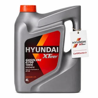 روغن موتور هیوندای اکستیر G700 10W40 SN حجم 4 لیتر (Hyundai XTeer)
