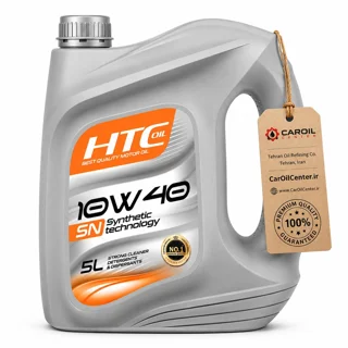 روغن موتور اچ تی سی نیمه سنتتیک 10W40 SN حجم ۵ لیتر (HTC)