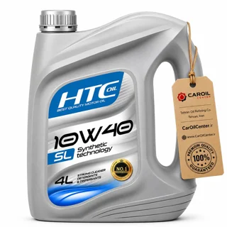 روغن موتور اچ تی سی نیمه سنتتیک 10W40 SL حجم ۴ لیتر (HTC)