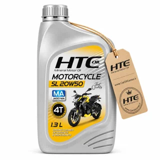 روغن موتورسیکلت اچ تی سی 20W50 SL MA حجم 1 و ۱.۳ لیتر (HTC)