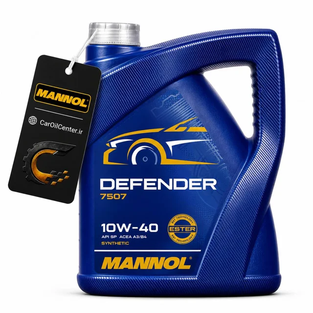 روغن موتور مانول مدل Defender 10W40 API SP حجم 4 لیتر (MANNOL)