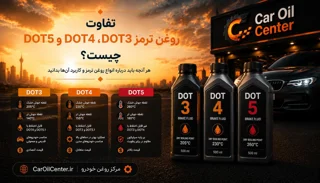 تفاوت روغن ترمز DOT3، DOT4 و DOT5