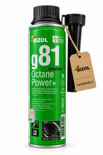 مکمل سوخت بیزول مدل G81 Octane Power+ حجم 300 میلی‌لیتر اصلی BIZOL