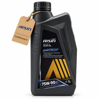 روغن گیربکس آیسین gearTECH+ 75W-90 API GL-5 حجم 1 لیتر (AISIN)